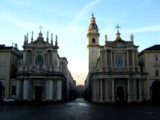 ''Twin'' churches of S. Cristina and S. Carlo
